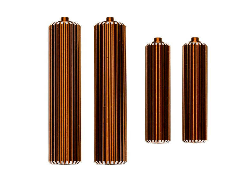10966 Traxxas Orange Aluminum Sand Car Shock Reservoirs (F&R)