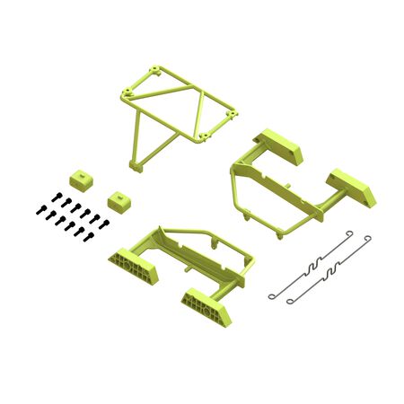 Desert Truck Body Roll Cage Set (Yellow) - GROM