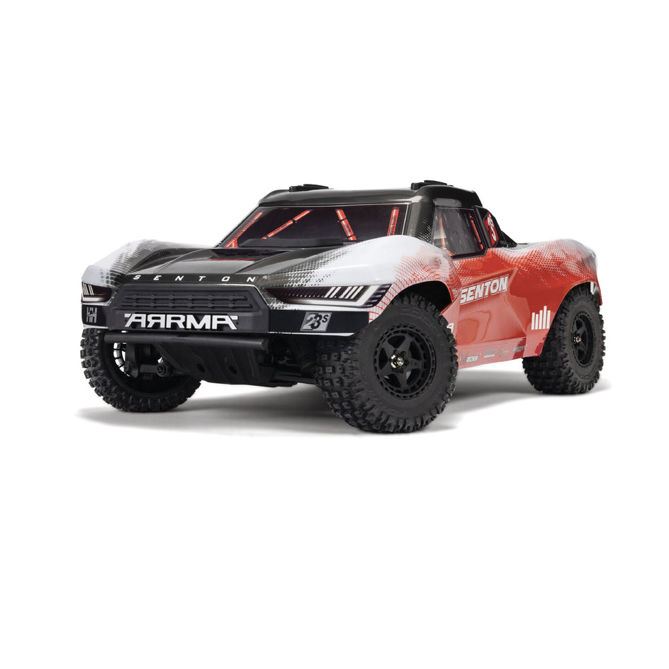 ARRMA 1/10 SENTON 223S BLX Brushless 4X4 Short Course Truck RTR with DSC, Red
