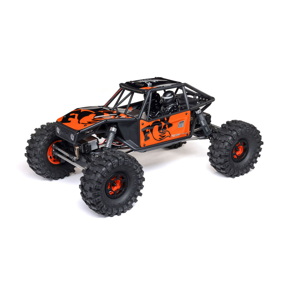 AXIAL 1/10 UTB10 Capra 1.9 4WS 4X4 RTR Brushed Rock Crawler, Orange