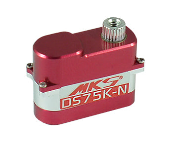 MKS Servos DS75K-N Titanium Gear High Speed Glider Wing Servo w/Aluminum Case (No Tabs)