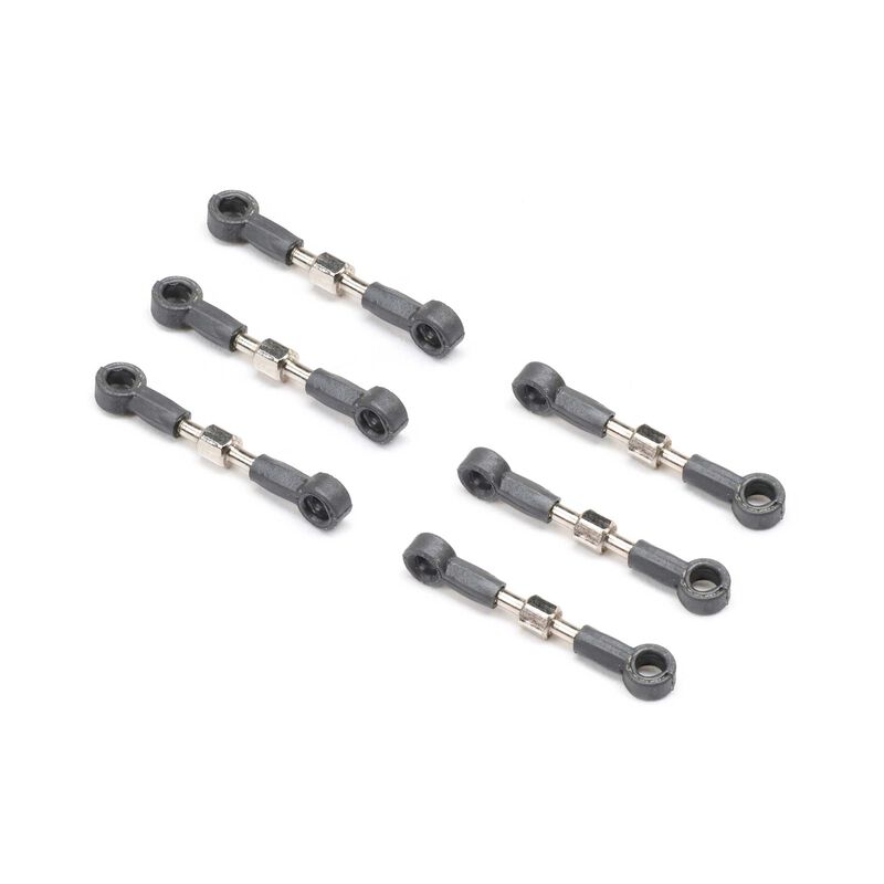 Losi Adjustable Turnbuckle Set: Micro-B