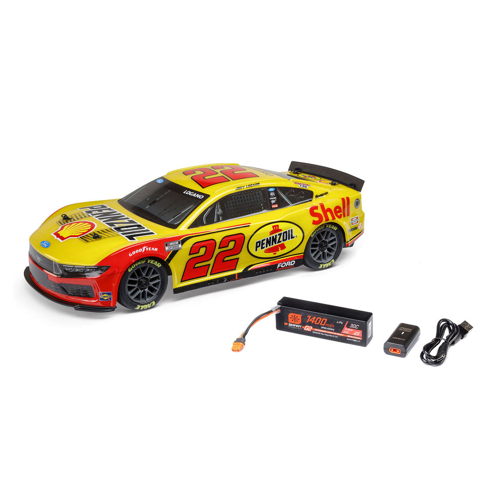 Losi 1/12 NASCAR RC Racecar Joey Logano No. 22