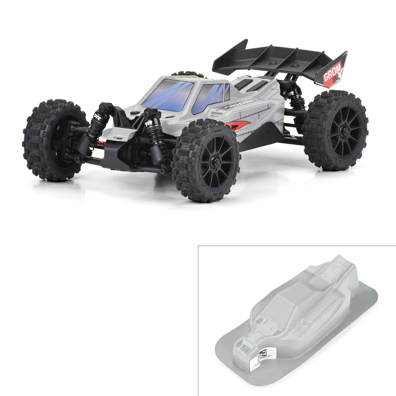 Pro-Line 1/14 Axis Tough-Color Gray Body: Typhon GROM