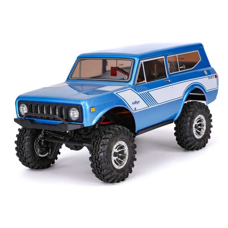 Redcat Ascent-18 International Scout II 1/18 4WD RTR Rock Crawler (Blue) w/2.4GHz Radio, Battery & Charger