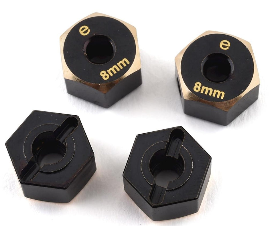 Samix Element Enduro Brass Hex Adapter (Black) (4) (8mm)