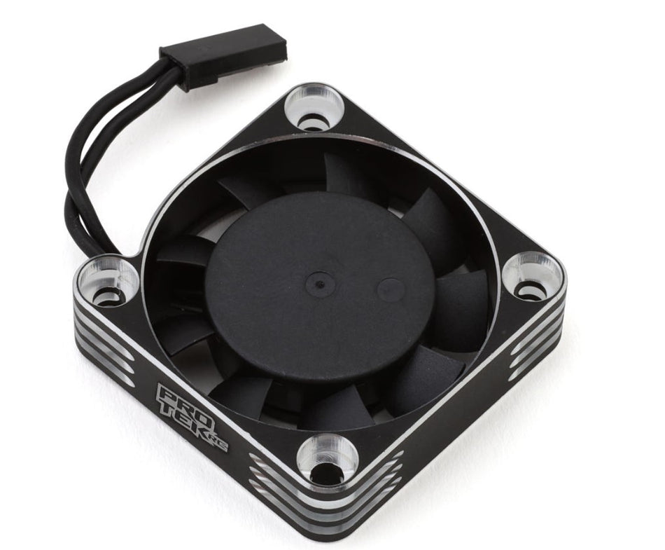 ProTek RC 40x40x10mm Aluminum High Speed HV Cooling Fan (Silver/Black)