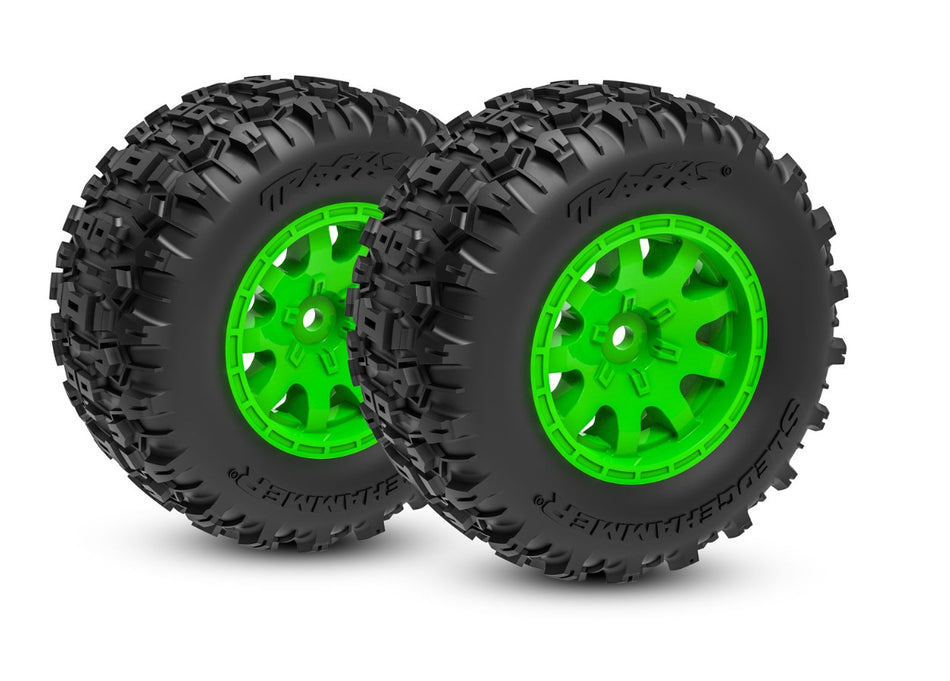 10770 Tire & Wheel Sledgehammer Wheel Green