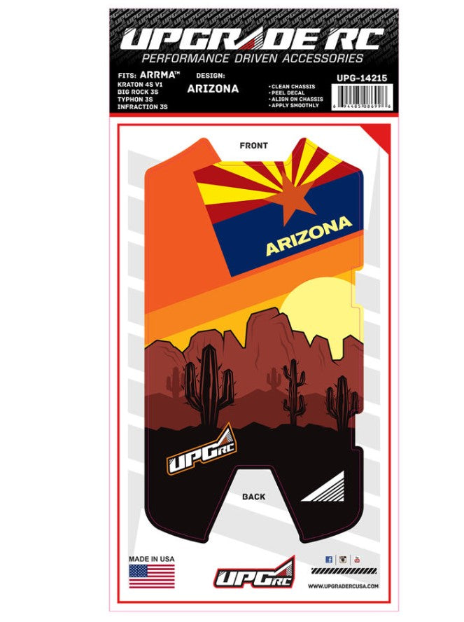 UpGrade RC Chassis Protector for Arrma® 3S (Arizona) (1)