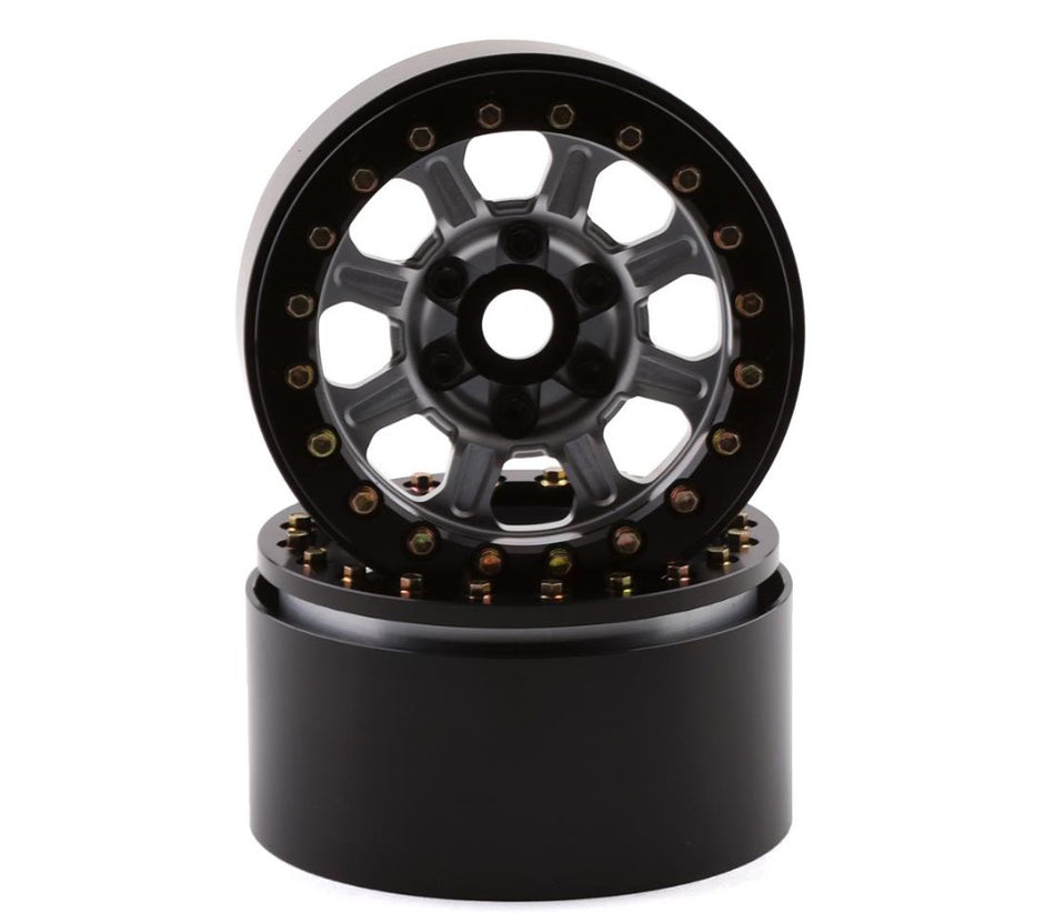 SSD RC Warrior 1.9" Beadlock Crawler Wheels (Silver) (2)