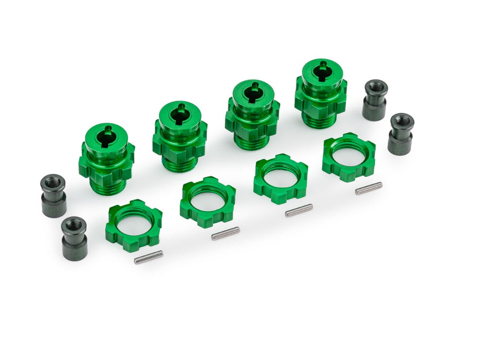 9086 17MM Wheel/Hubs Nuts HD Green