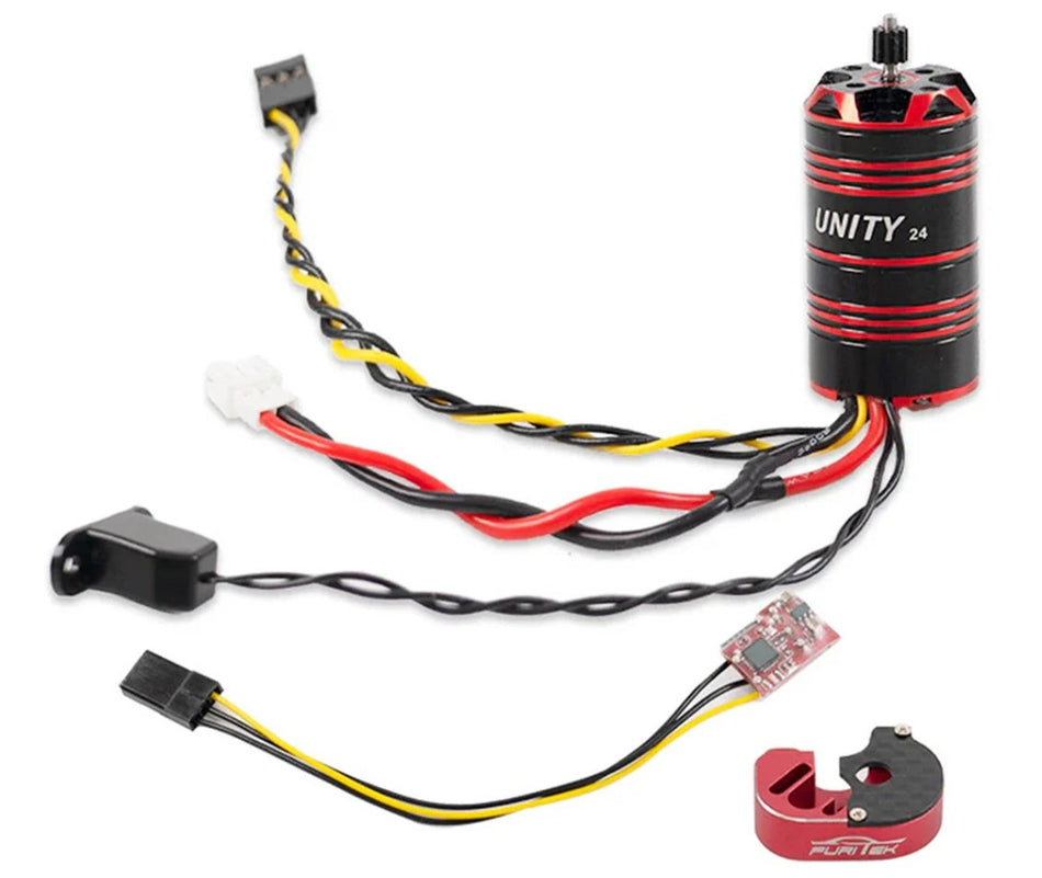 Furitek Axial® SCX24 UNITY24 PRO 2-in-1 Micro FOC Brushless System (3500kV)