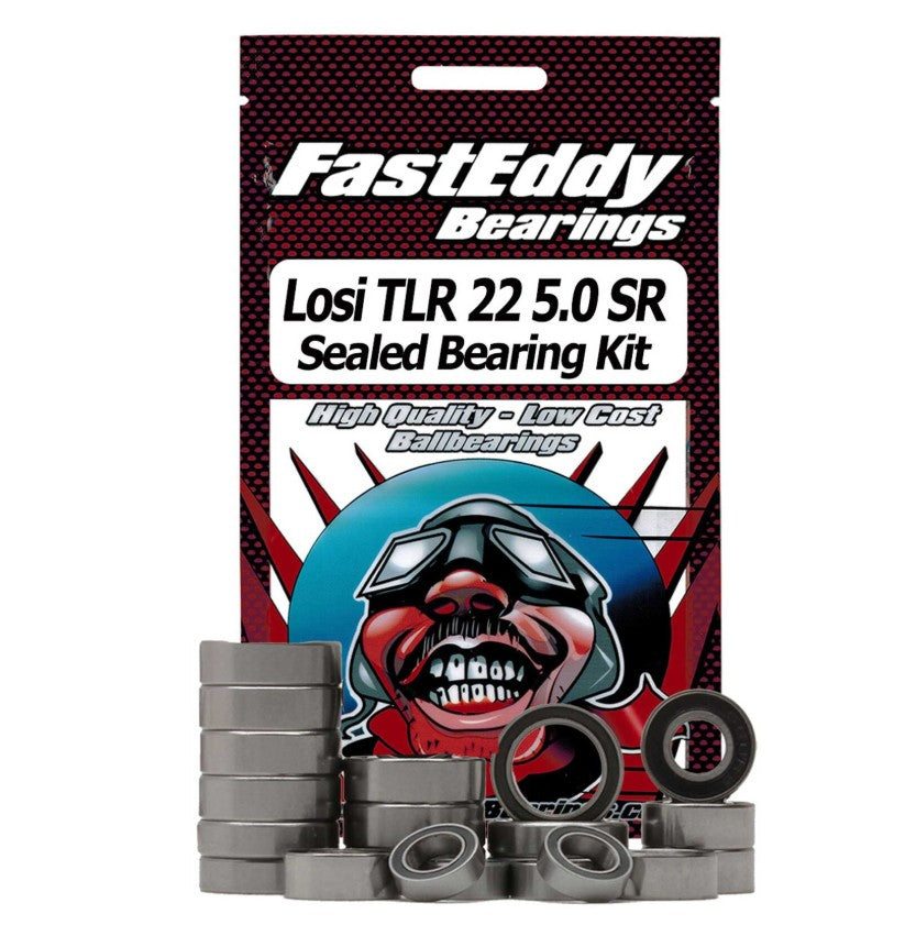 Fast Eddy Sealed Bearing Kit: TLR 22 5.0 SR