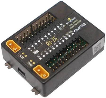 FrSky RB25 - Triple Receiver Redundancy & Dual Power Input Supports Externa