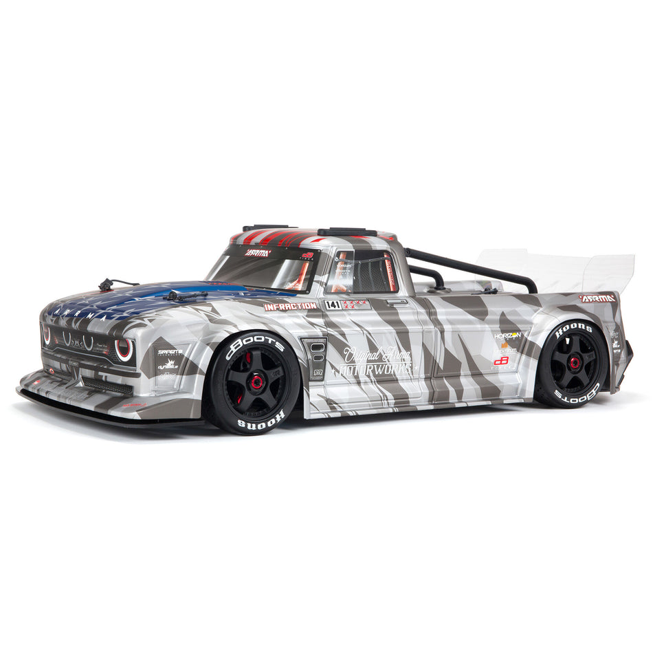 ARRMA 1/7 INFRACTION 6S BLX All-Road Truck RTR, Silver