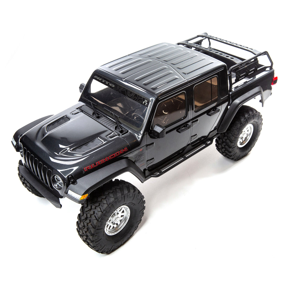 1/10 SCX10 III Jeep JT Gladiator Rock Crawler with Portals RTR Grey