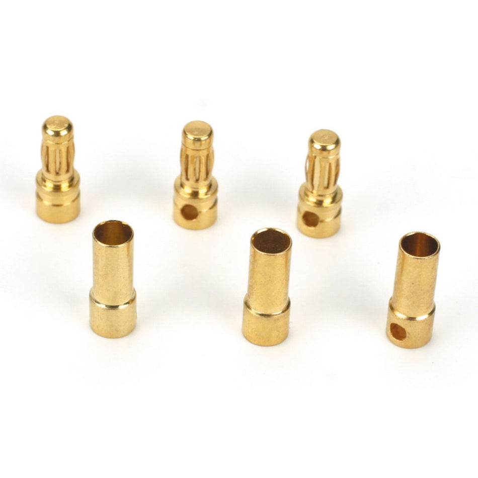 Gold Bullet Connector Set, 3.5mm
