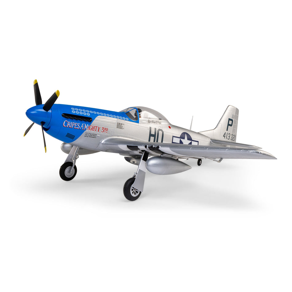 E-flite P-51D Mustang 1.2m BNF Basic with AS3X and SAFE Selec