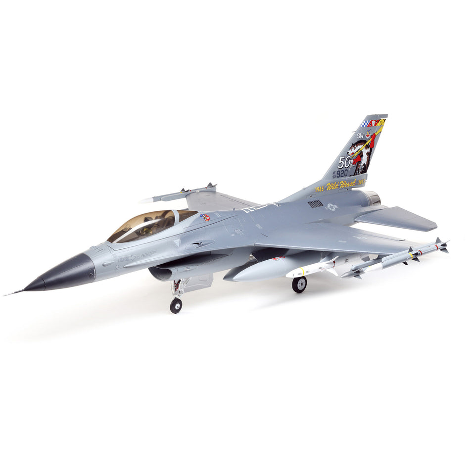 E-flite F-16 Falcon 80mm EDF Jet Smart BNF Basic with SAFE Select, 1000mm
