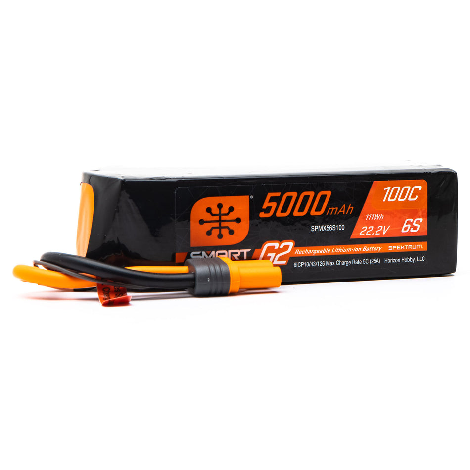 SPMX56S100 5000mAh 6S 22.2V Smart G2 LiPo 100C; IC5
