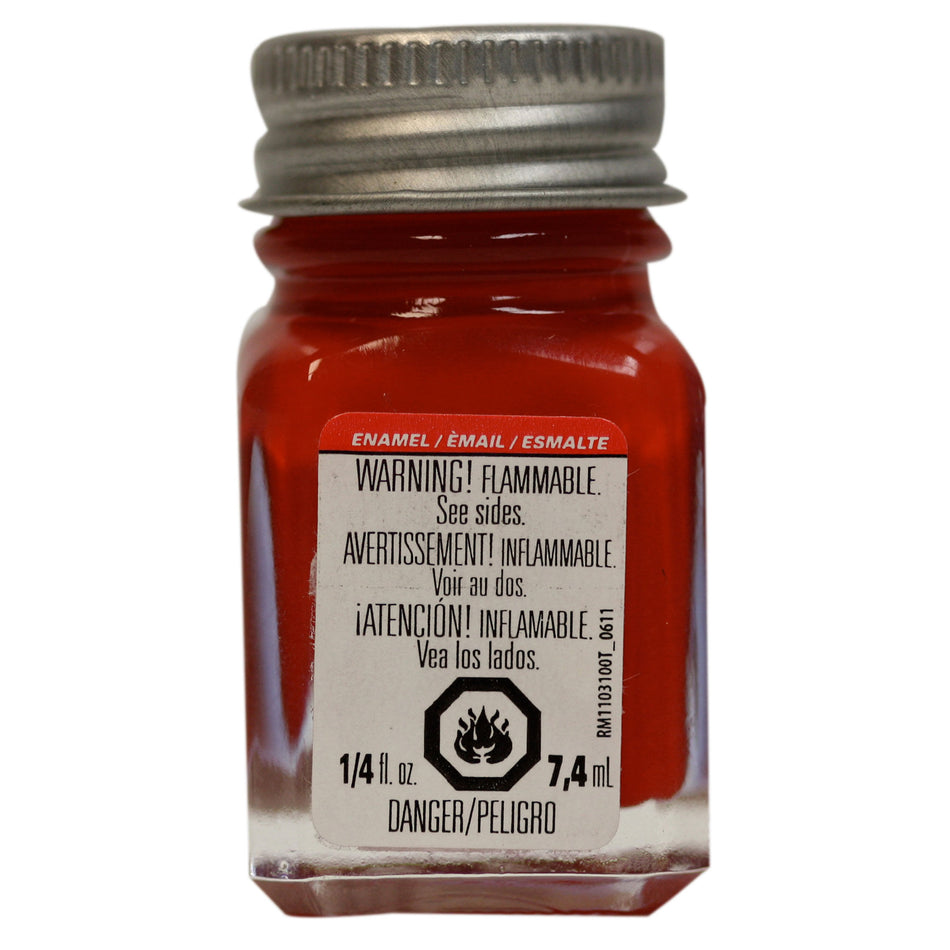 Enamel 1/4oz Flat Red