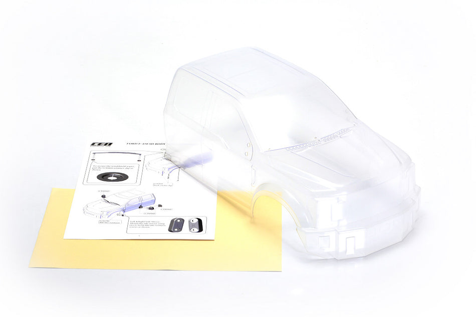 CEN Racing FORD F-450 SD Front Clear Body