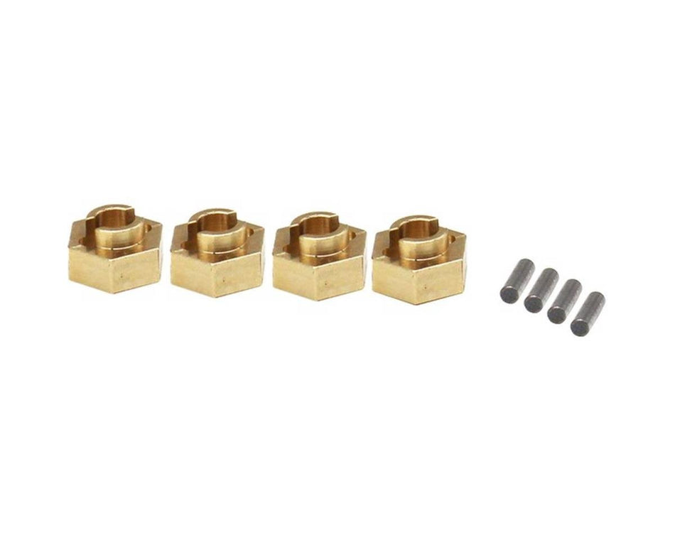 Hot Racing SCX24 Brass 7mm Wheel Hex Hub