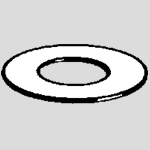 #10 Flat Washer (5)