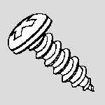 #1X 1/4 Pan head screws (10)